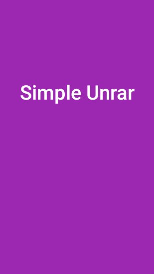 download Simple Unrar apk